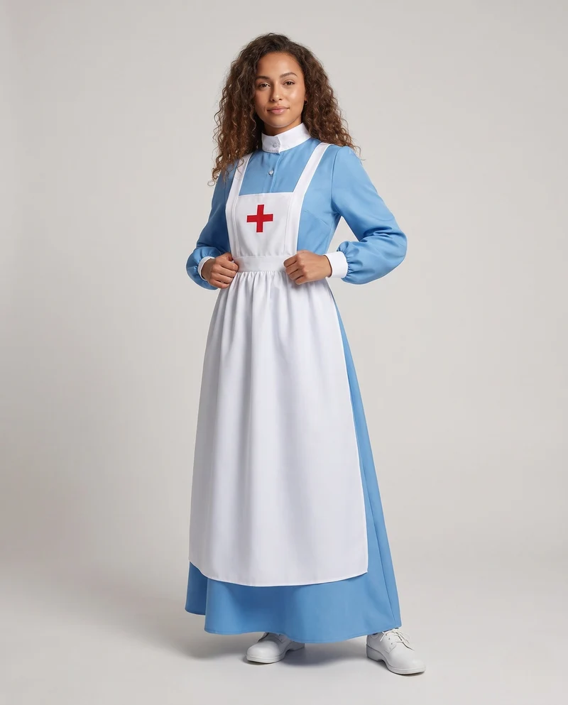 Damen Krankenschwester Kostüm Nord Taschen