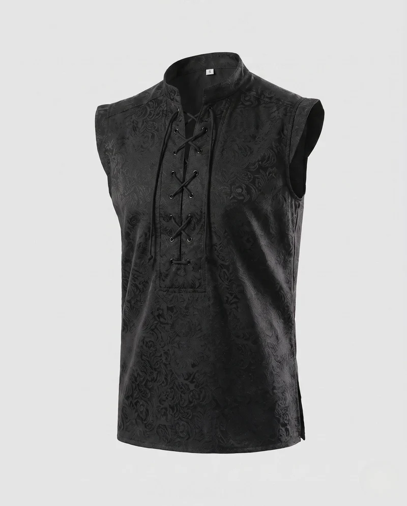 Damen T-Shirt mit Schnürung Nord Taschen