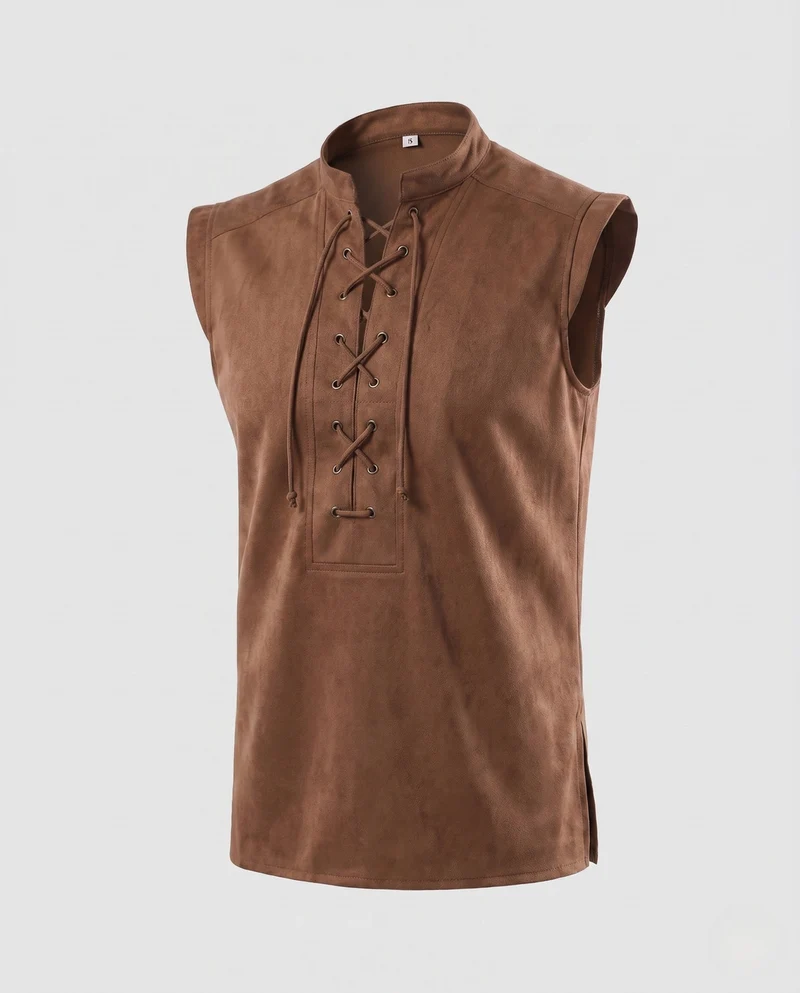 Damen T-Shirt mit Schnürung Nord Taschen