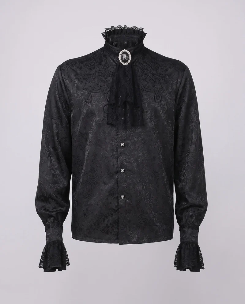 Damen Elegante Bluse mit Rüschen und Bindegürtel