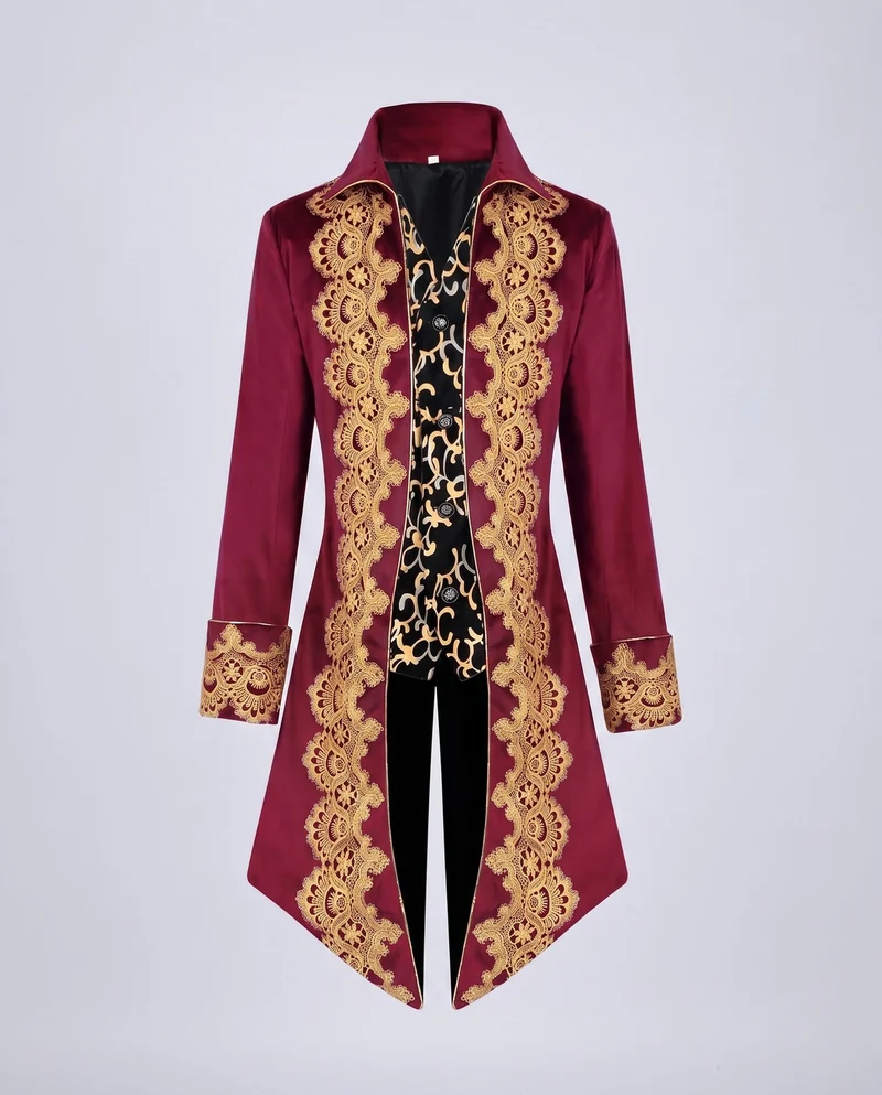 Damen Elegante Gala Jacke mit aufwendigem Goldmuster Nord Taschen