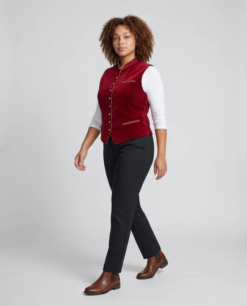 Damen Elegante Steppweste Nord Taschen