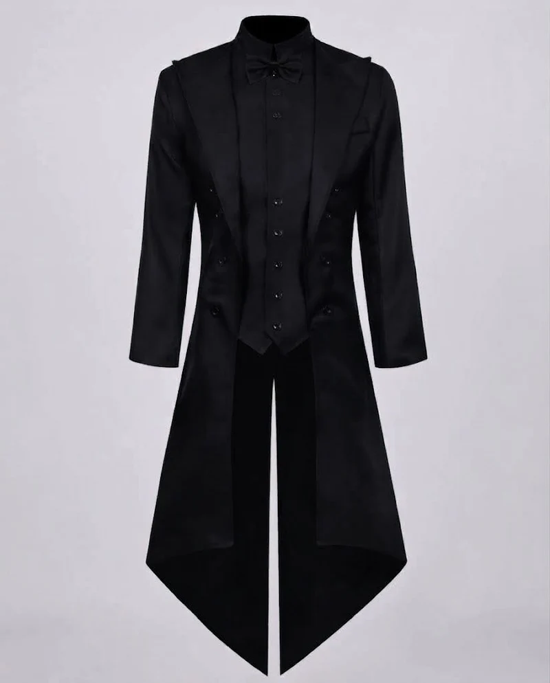 Herrenfrack mit hohem Kragen und eleganten Details Nord Taschen