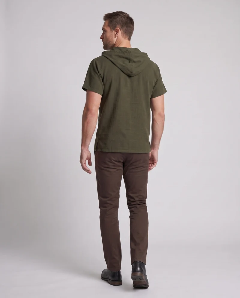 Herren Freizeitshirt mit Kapuze und Schnürung Nord Taschen