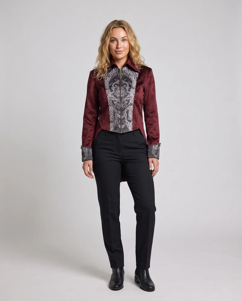 Damen Luxuriöse Freizeitjacke mit eleganten Details und stilvollem Schnitt Nord Taschen