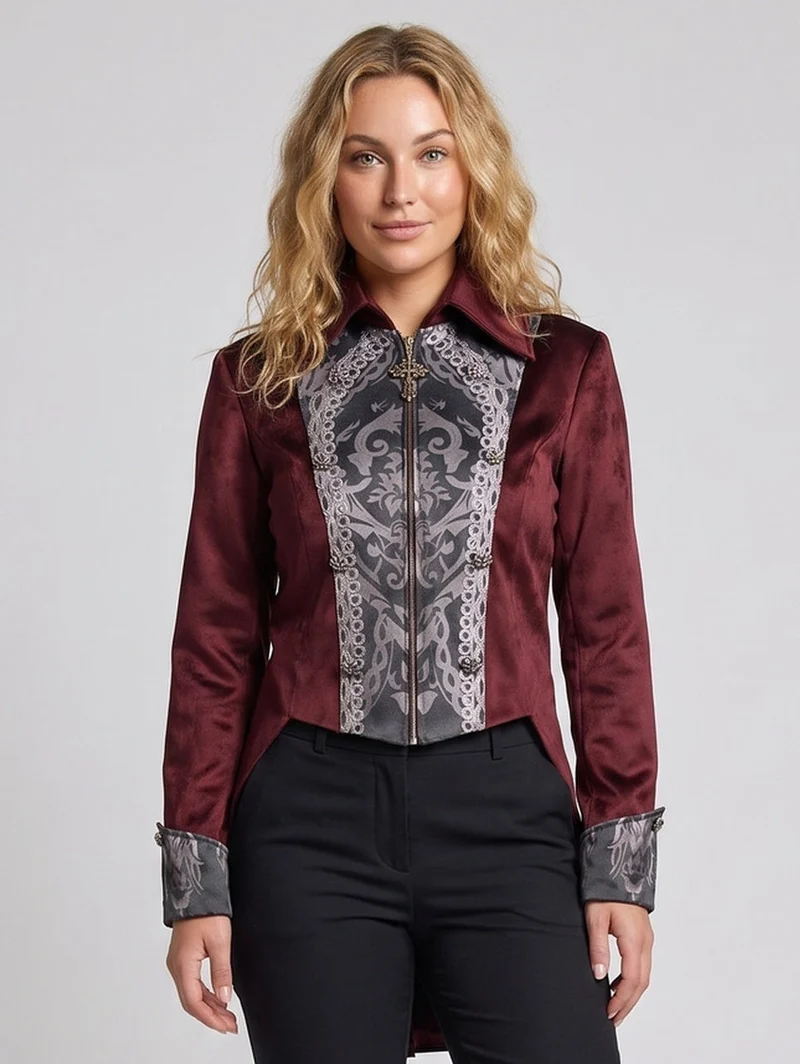 Damen Luxuriöse Freizeitjacke mit eleganten Details und stilvollem Schnitt Nord Taschen
