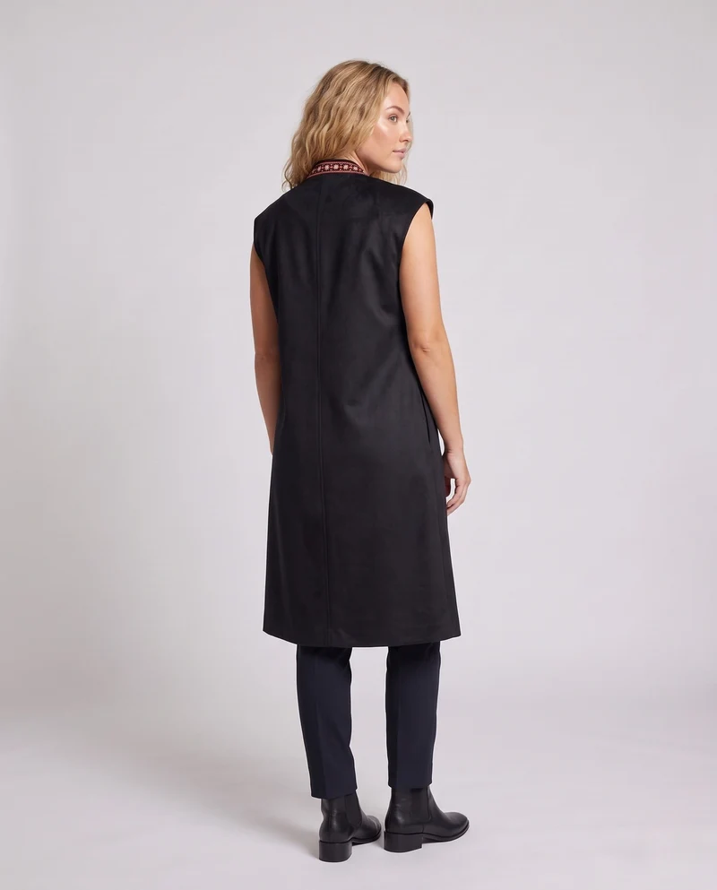 Damen Luxusweste mit aufwendiger Stickerei Nord Taschen
