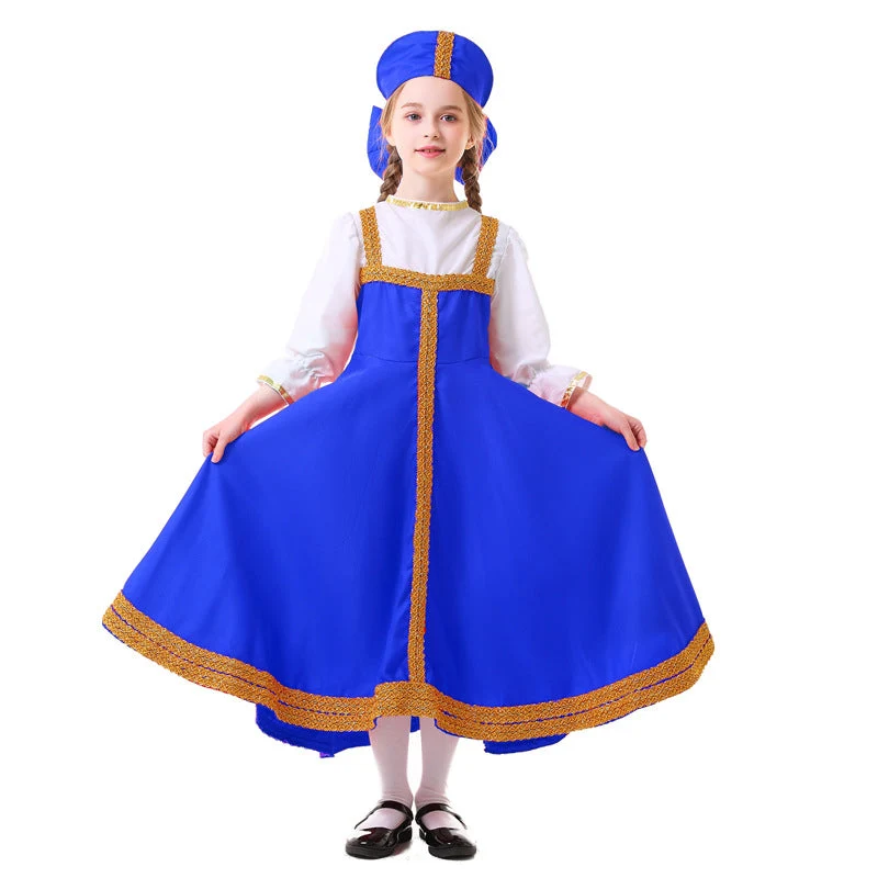 Mädchen Traditionelles Partykleid Nord Taschen