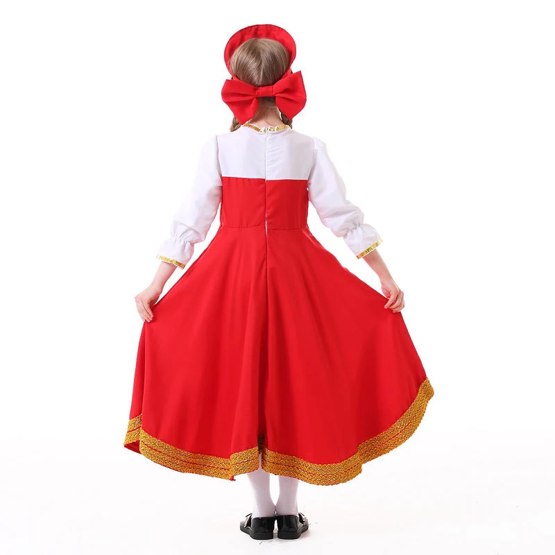 Mädchen Traditionelles Partykleid Nord Taschen