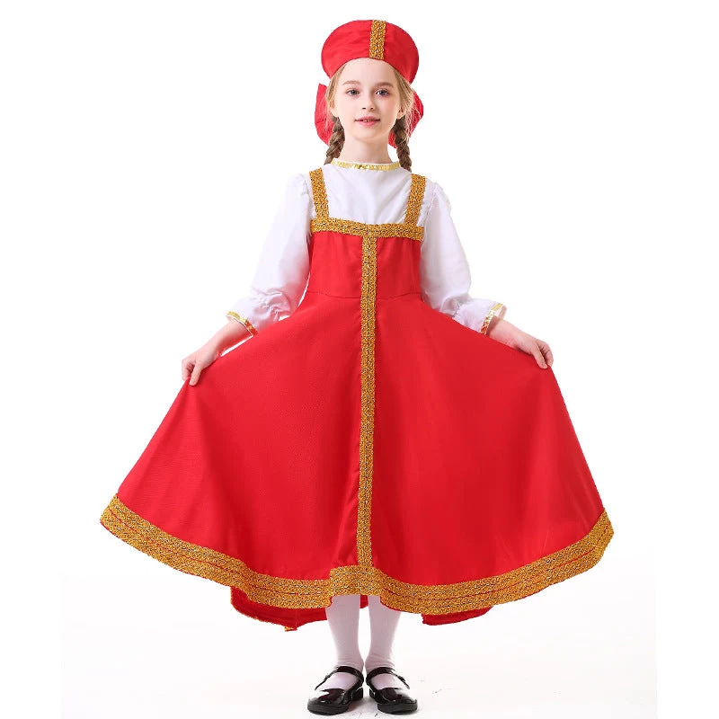 Mädchen Traditionelles Partykleid Nord Taschen