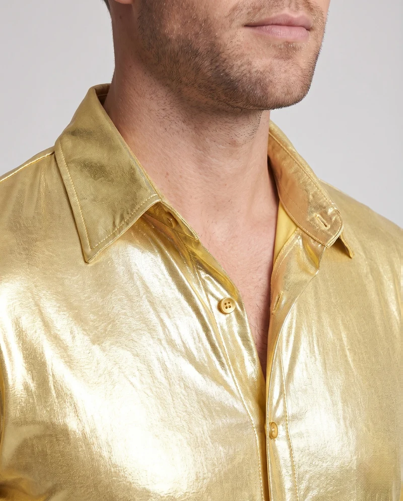 Festliches Disco-Outfit für Herren mit glitzernden Details Nord Taschen
