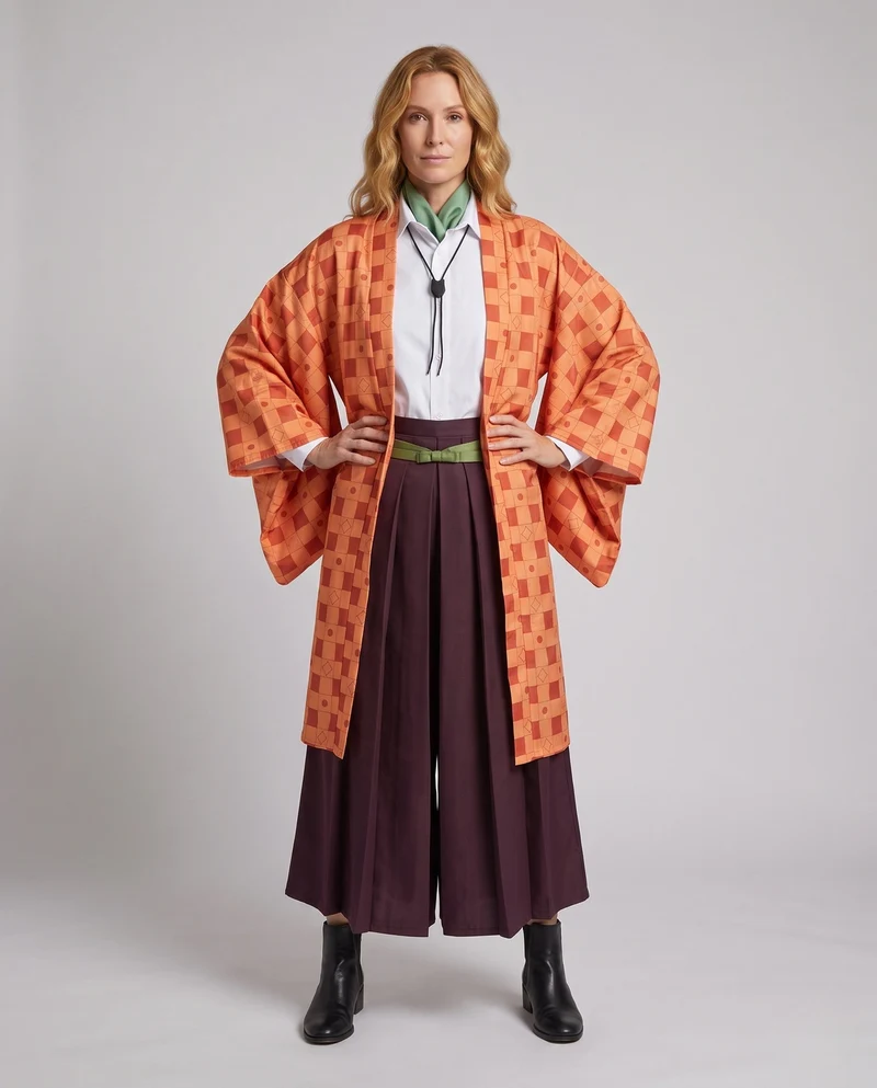 Frauen Eleganter Kimono Mode mit Zubehör und Modernem Design Nord Taschen