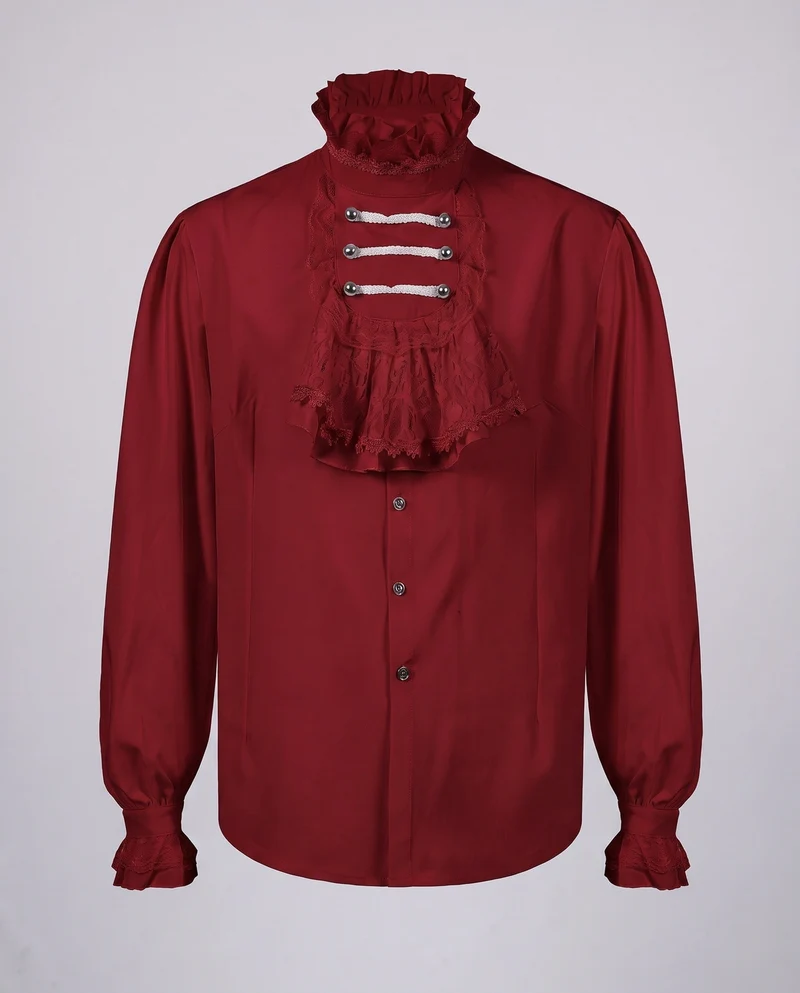 Damen Elegante Rüschenshirt mit hochwertiger Spitze und maßgeschneidertem Schnitt Nord Taschen