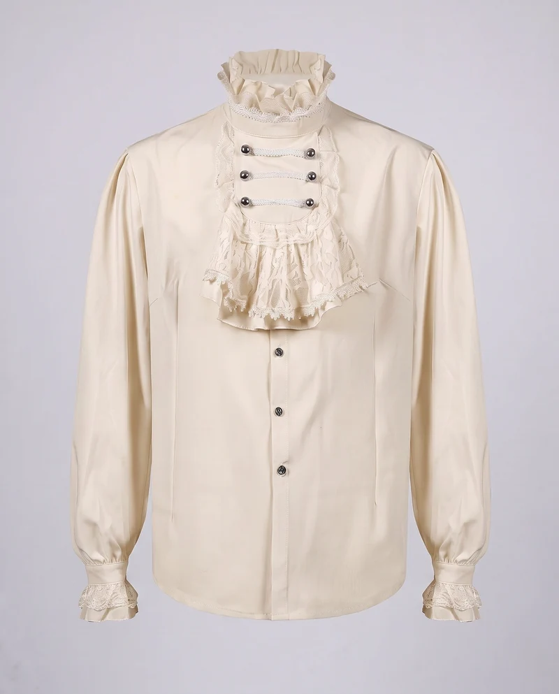 Damen Elegante Rüschenshirt mit hochwertiger Spitze und maßgeschneidertem Schnitt Nord Taschen