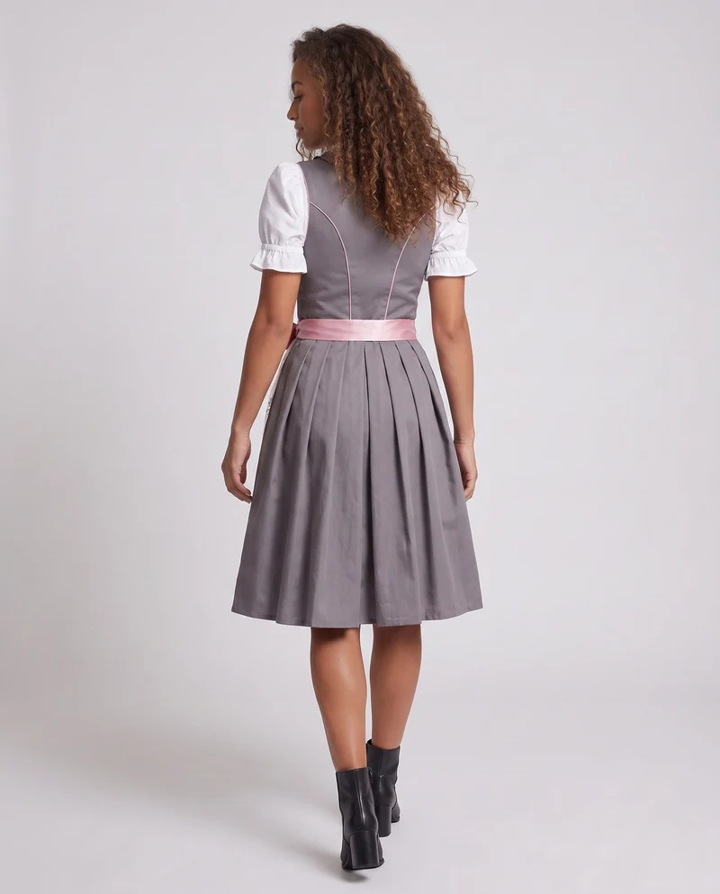 Dirndlkleid für Damen mit aufwendiger Spitze und dekorativem Taillengürtel Nord Taschen