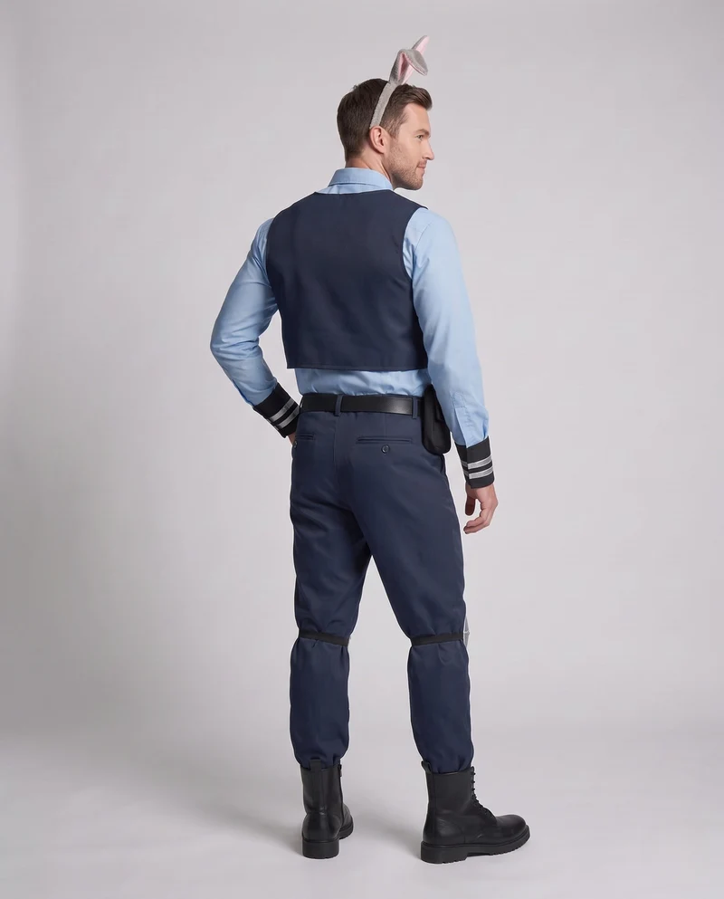 Männer Polizei Kostüm mit Tierakzenten Nord Taschen