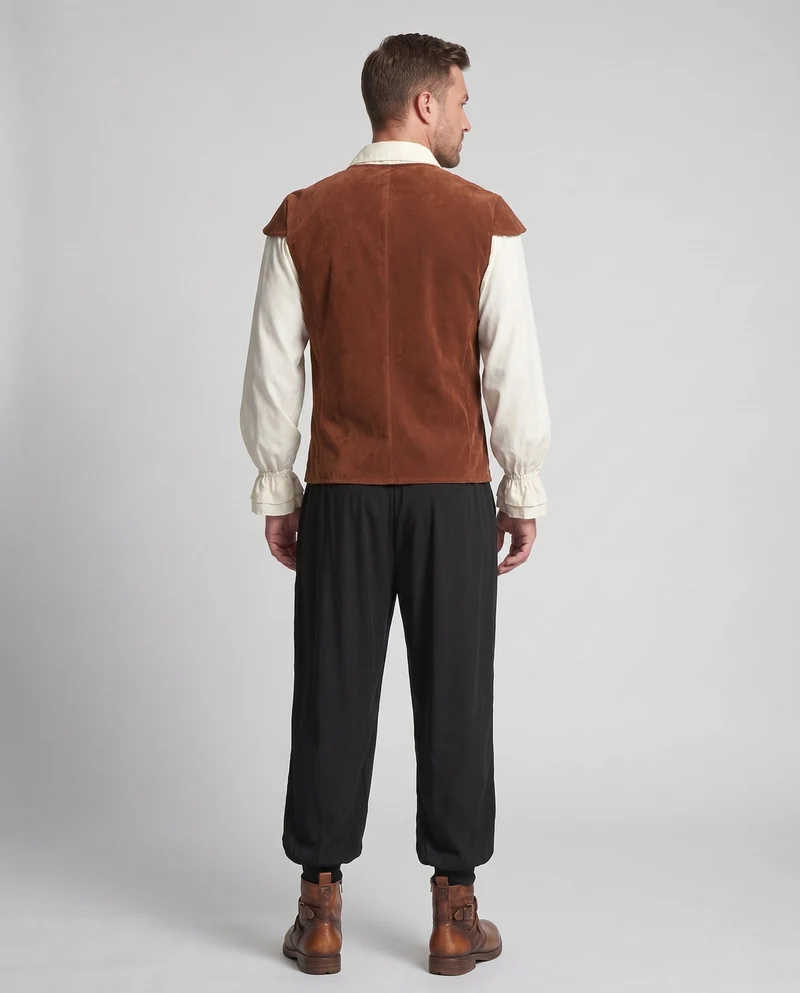 Herren Historisches Weste mit Knopfdetails und klassischen Akzenten Nord Taschen