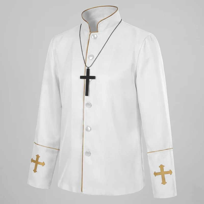 Frauen Priester Kostüm Jacke Nord Taschen
