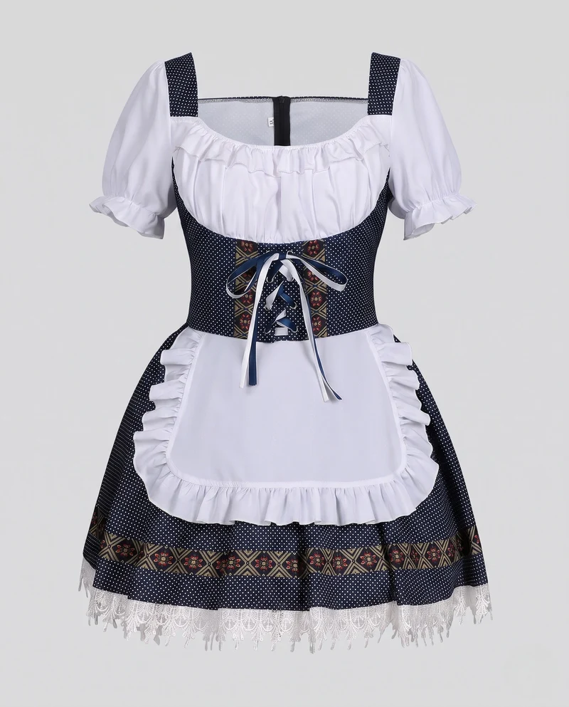 Damen-Dirndl mit aufwendiger Stickerei und lässigem Schnitt Nord Taschen