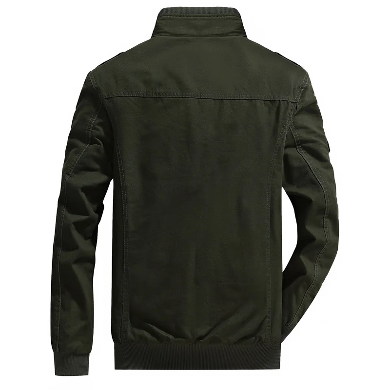 Herren Canvas-Fieldjacke im Utility-Style mit wärmender Fleece-Innenlage und Schulterpatten Nord Taschen