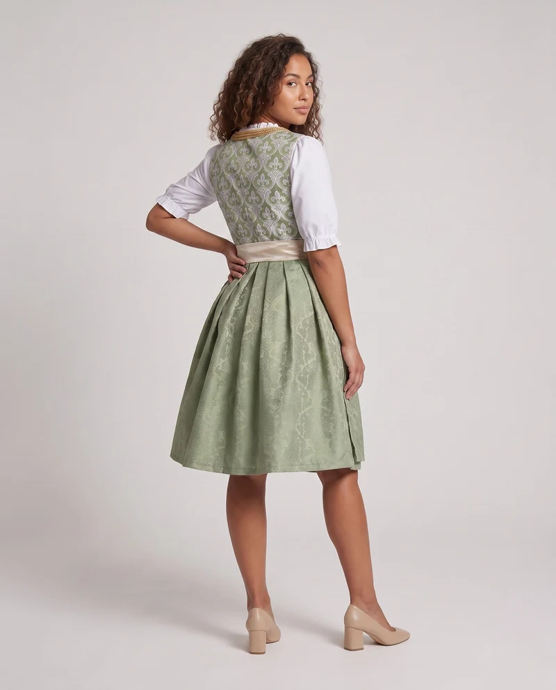 Damen Dirndl mit Spitze und elegantem Schürze Nord Taschen