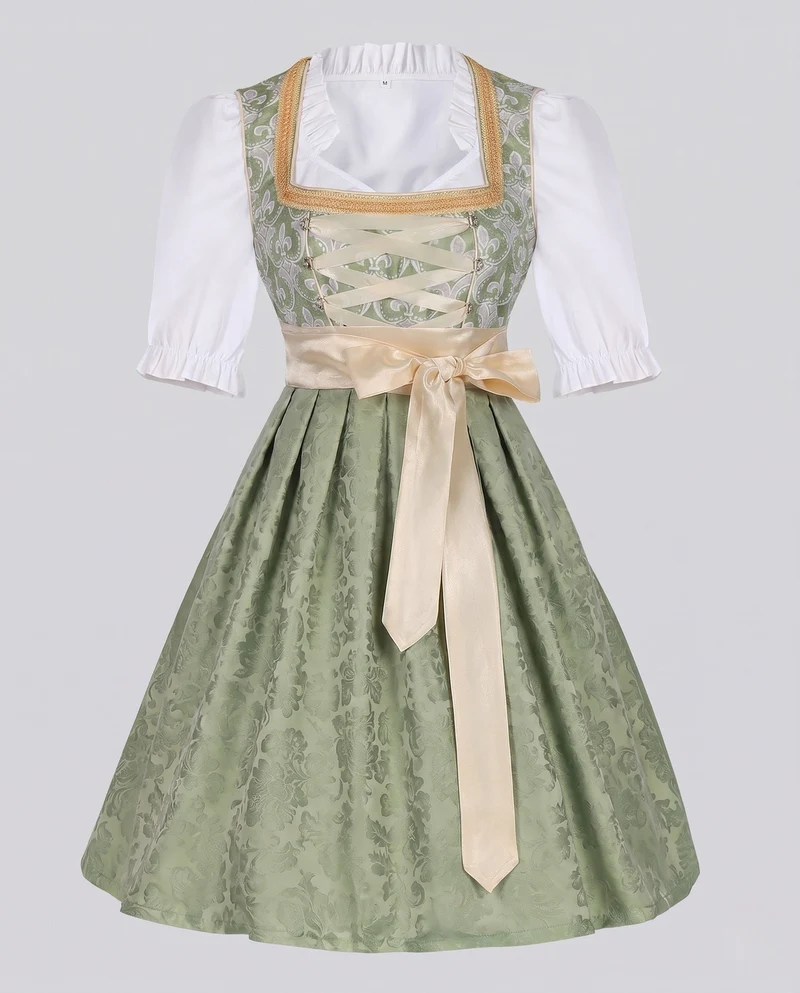 Damen Dirndl mit Spitze und elegantem Schürze Nord Taschen
