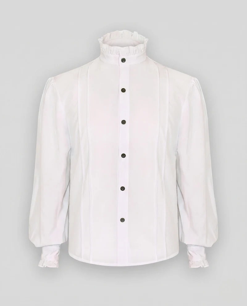 Damen elegante Bluse mit Rüschendetails Nord Taschen