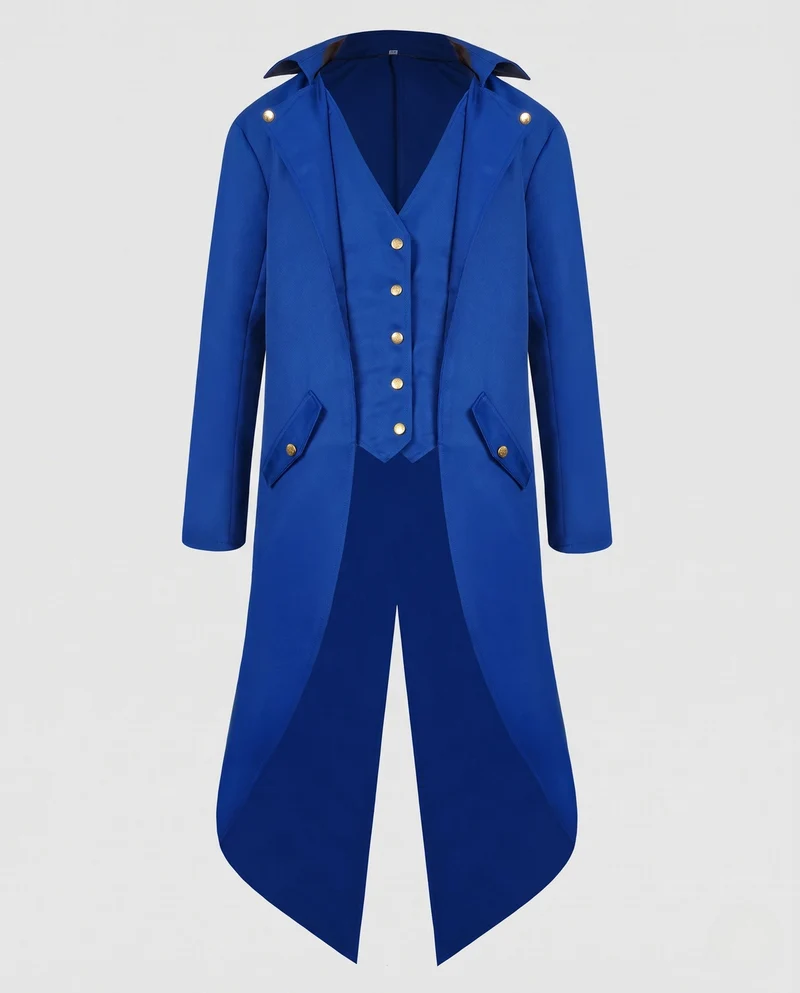 Damen eleganter Frack mit aufwendigen Knöpfen und umgeschlagenem Kragen Nord Taschen