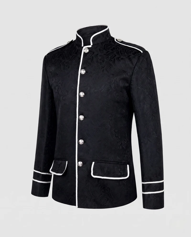 Damen Eleganter Blazer mit Künstlerischem Muster und Klassischen Akzenten Nord Taschen