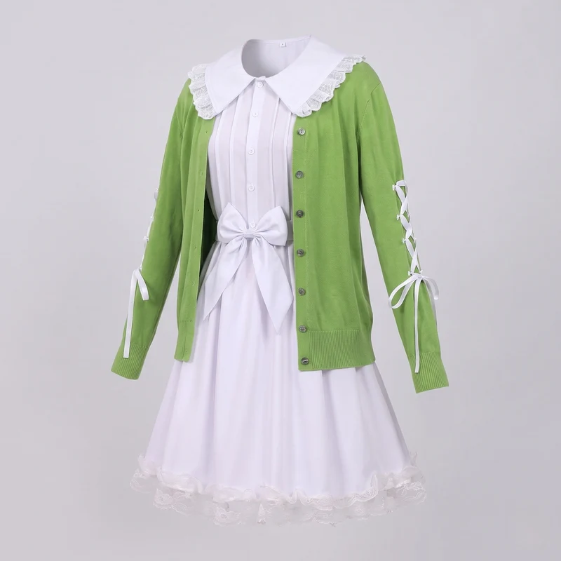 Frauen Sweetheart Kleid mit elegantem Cardigan und passenden Accessoires Nord Taschen