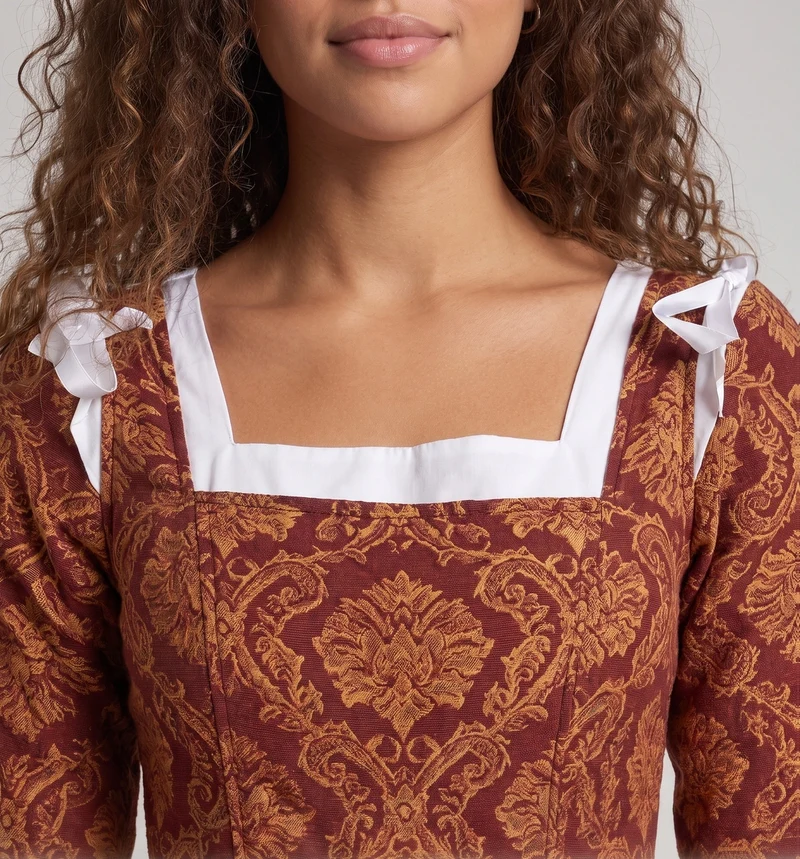 Damen Trachtenkleid mit eleganten Rüschendetails Nord Taschen