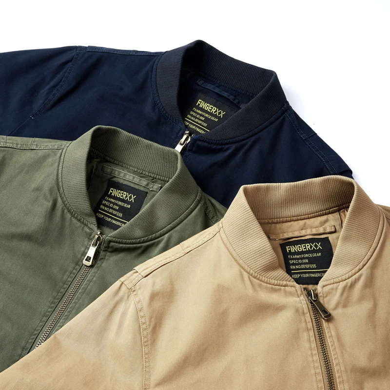 Herren Canvas-Bomberjacke im Utility-Stil mit Ärmeltasche und großem Klappen-Taschen-Design Nord Taschen