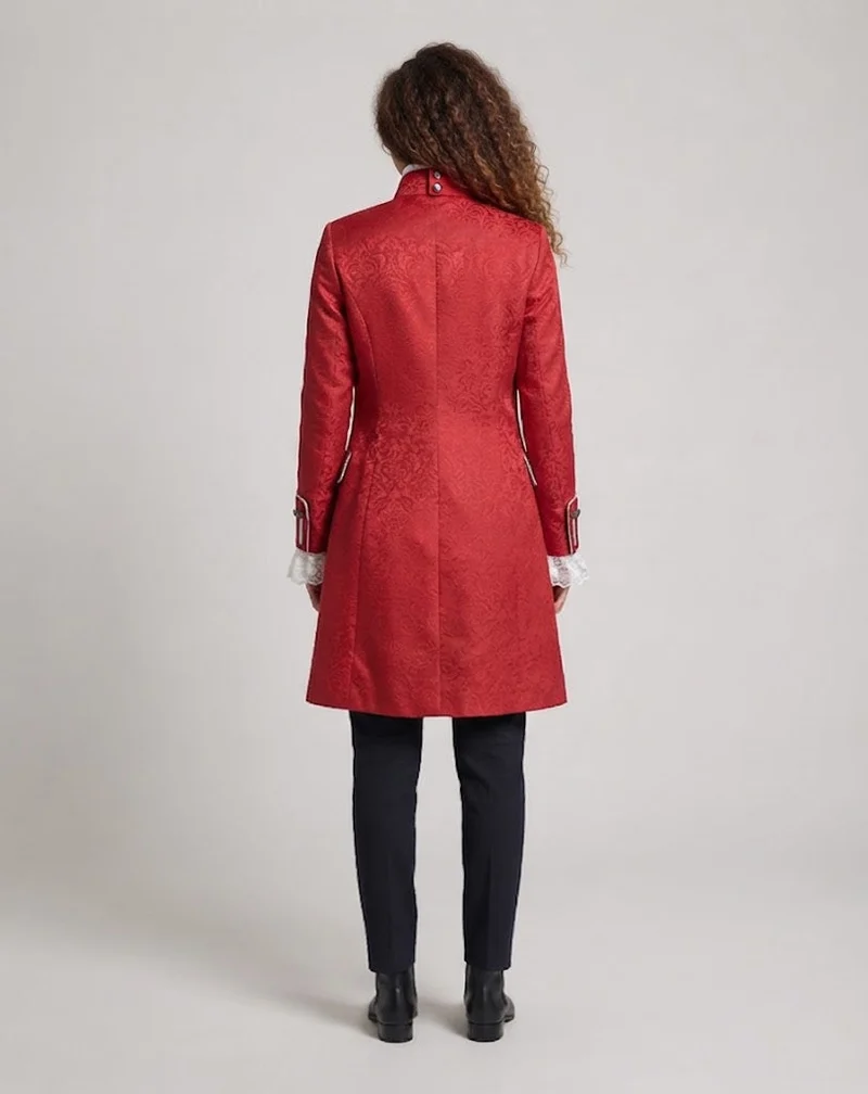 Damen Elegantes Rüschenshirt mit dekorativen Spitzen-Ausschnitten Nord Taschen