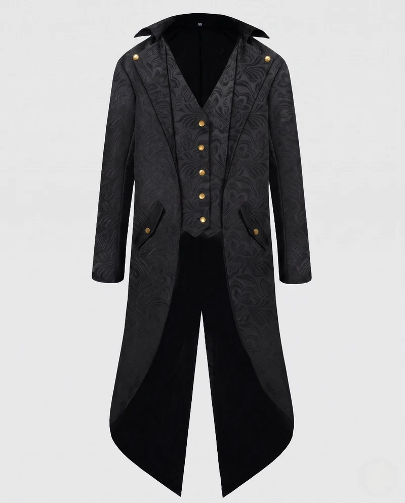 Damen Oversized-Jacke mit künstlerischem Muster und elegantem Knopfverschluss Nord Taschen