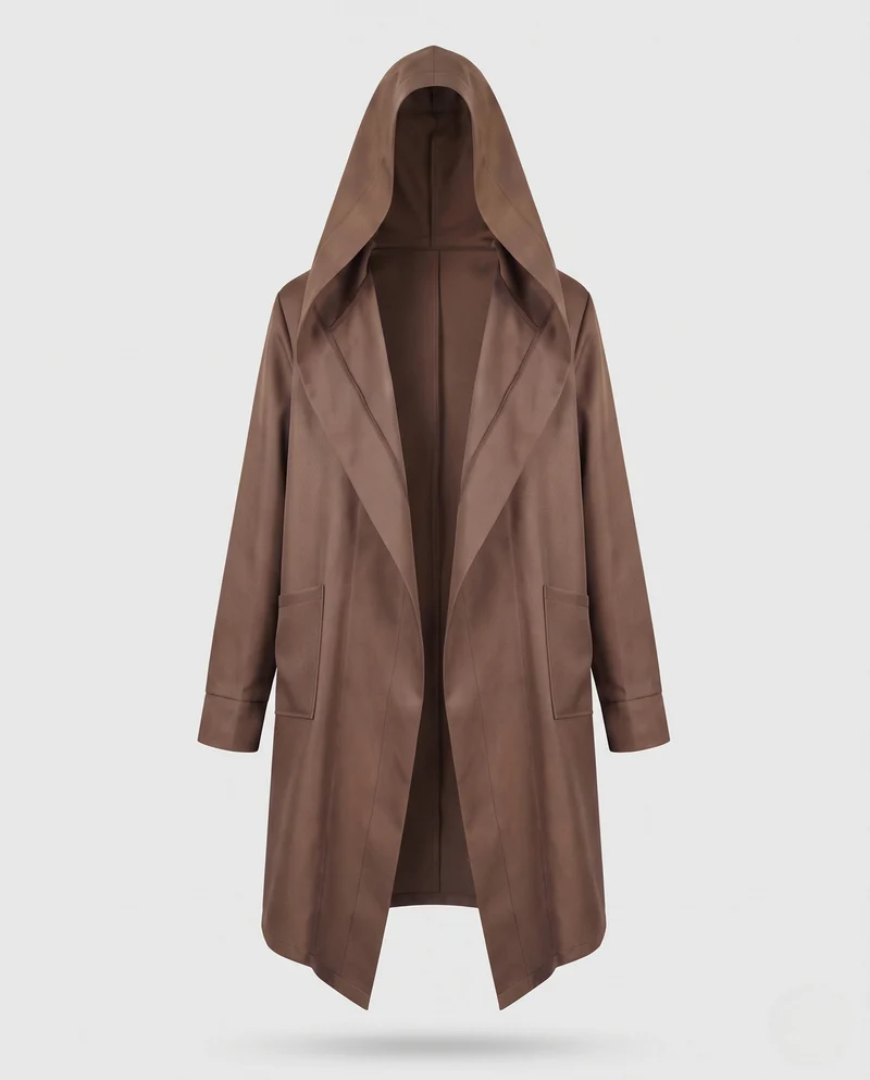 Damen Urban Kapuzenmantel mit lockerer Passform und praktischen Taschen Nord Taschen
