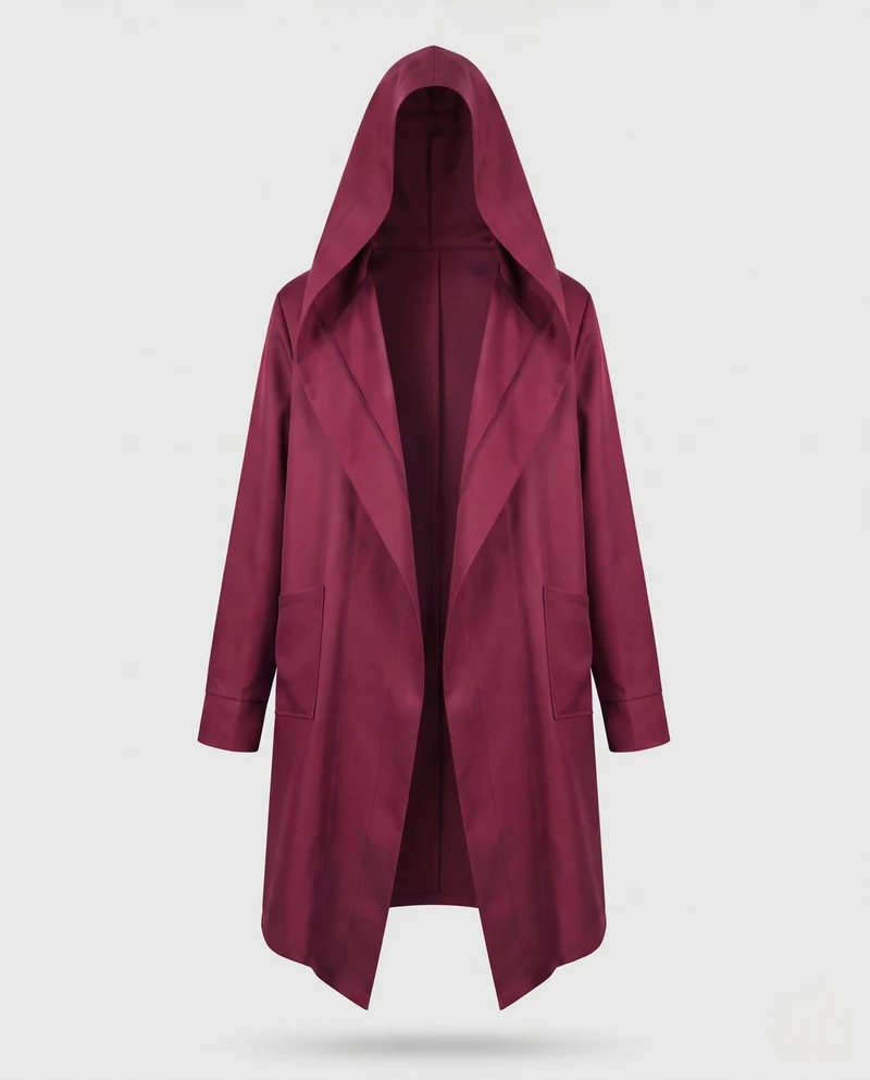 Damen Urban Kapuzenmantel mit lockerer Passform und praktischen Taschen Nord Taschen