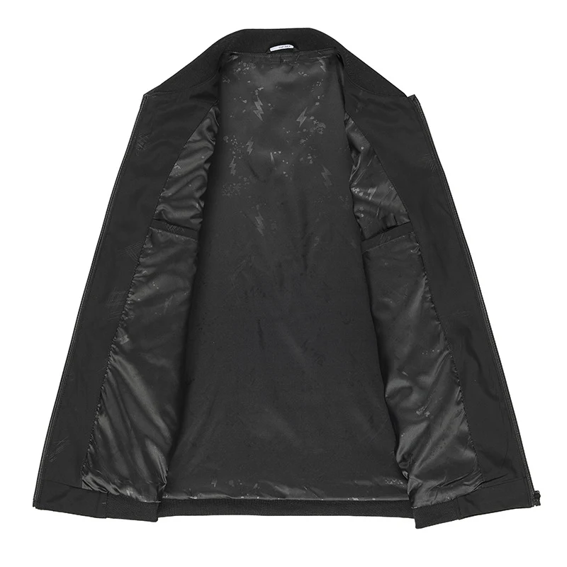 Herren Urbaner leichter Bomber mit wasserabweisender Oberfläche und geripptem Kragen Nord Taschen