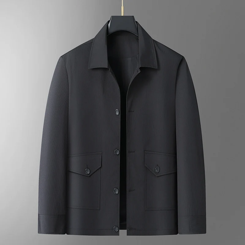 Herren Übergangsjacke im minimalistischen Worker-Stil mit Pattentaschen Nord Taschen