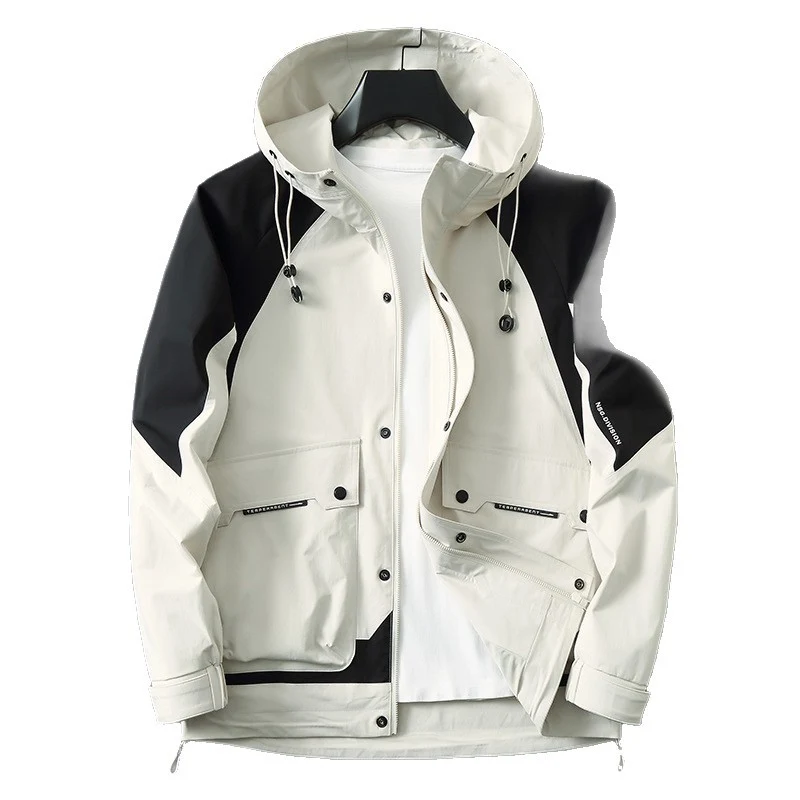 Herren Technische Softshell-Parka mit Kapuze, wasserabweisend und funktionalen Utility-Taschen Nord Taschen