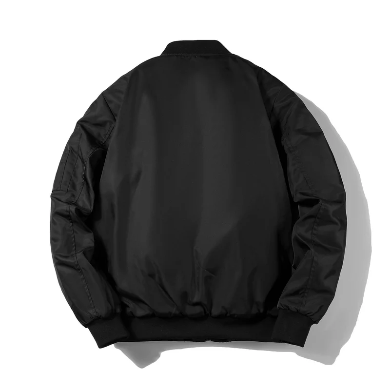 Herren Bomberjacke im Pilotenblouson‑Stil aus Nylon mit wattierter Innenfütterung und Ärmeltasche Nord Taschen