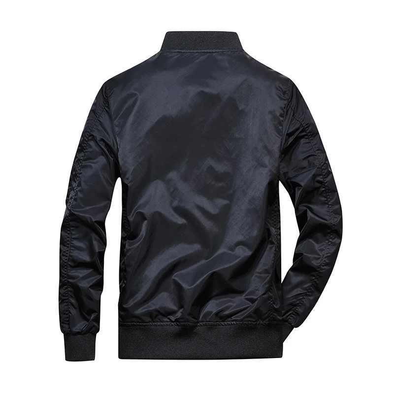 Herren Bomberjacke im Aviator-Utility-Stil mit Ärmeltasche und verstärkten Rippbündchen Nord Taschen