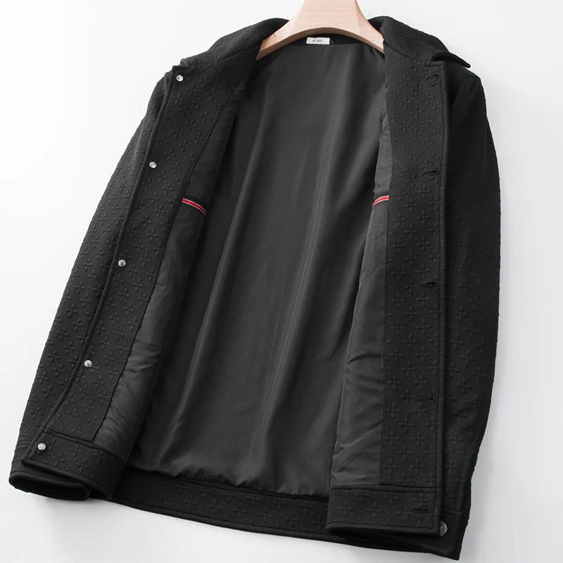 Herren Strukturierte Hemdenjacke mit geprägter Oberfläche und aufgesetzten Brusttaschen Nord Taschen