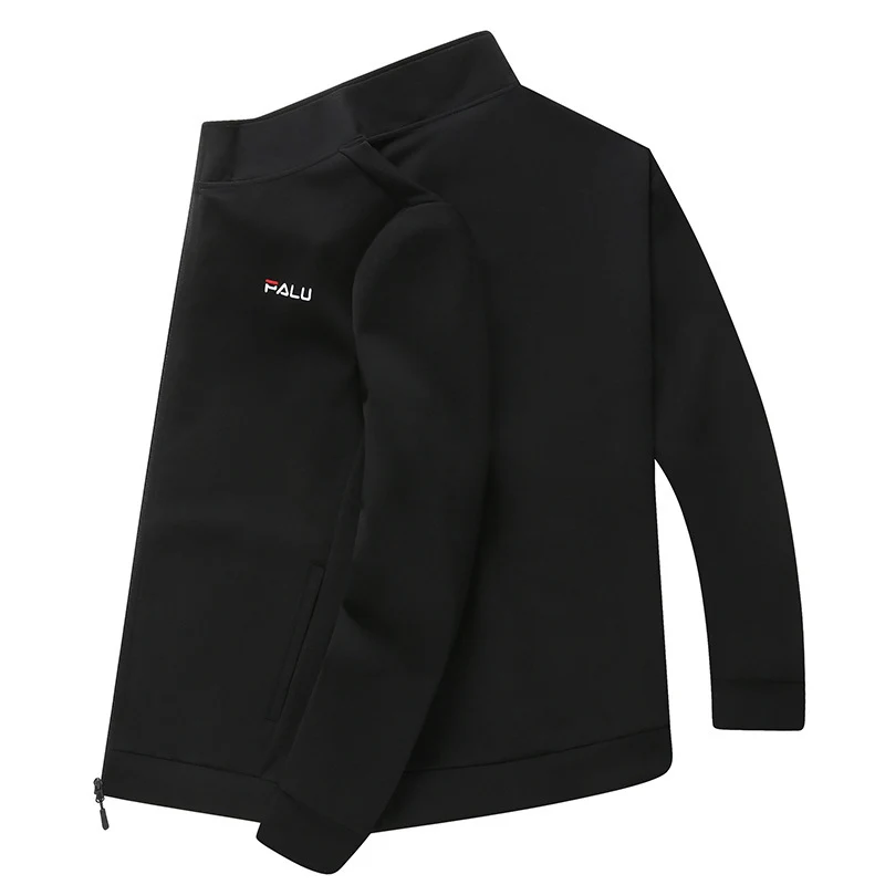 Herren Softshell-Trainingsjacke mit Stehkragen und durchgehendem Reißverschluss Nord Taschen