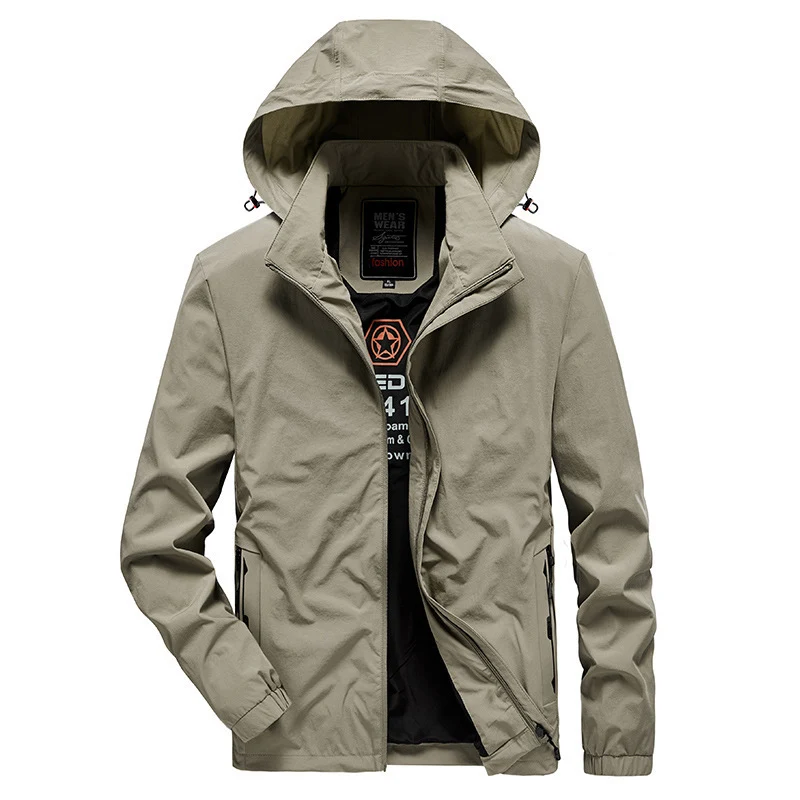 Herren Atmungsaktive Softshelljacke mit verstellbarer Kapuze und verdecktem zweiwegigen Reißverschluss Nord Taschen