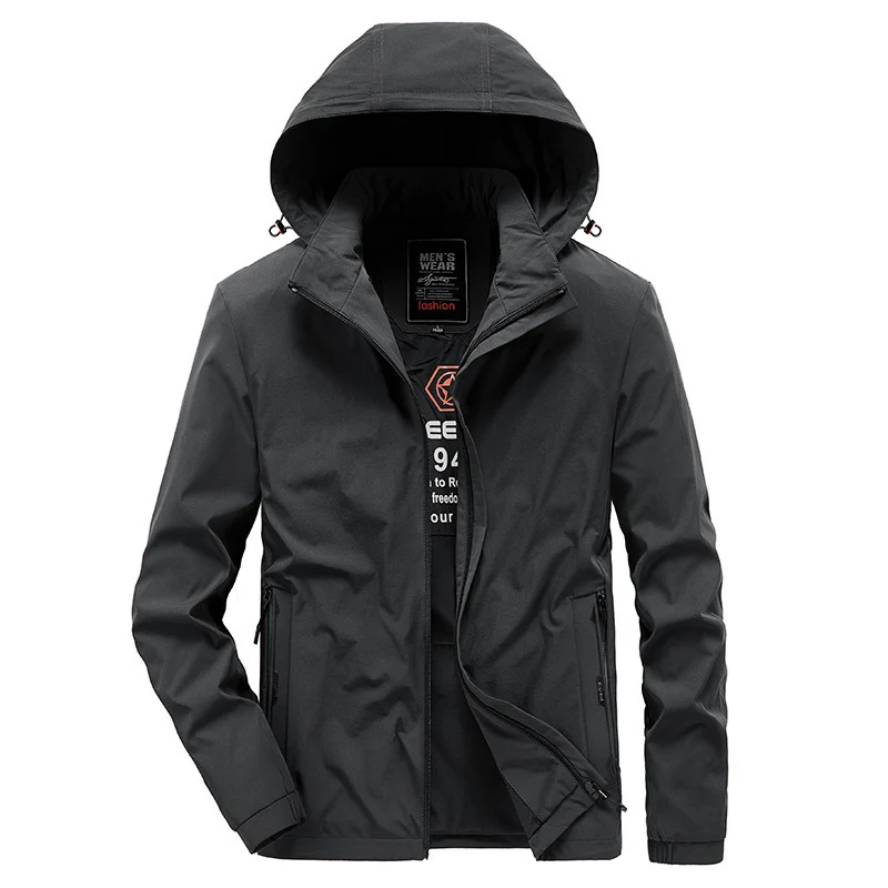 Herren Atmungsaktive Softshelljacke mit verstellbarer Kapuze und verdecktem zweiwegigen Reißverschluss Nord Taschen