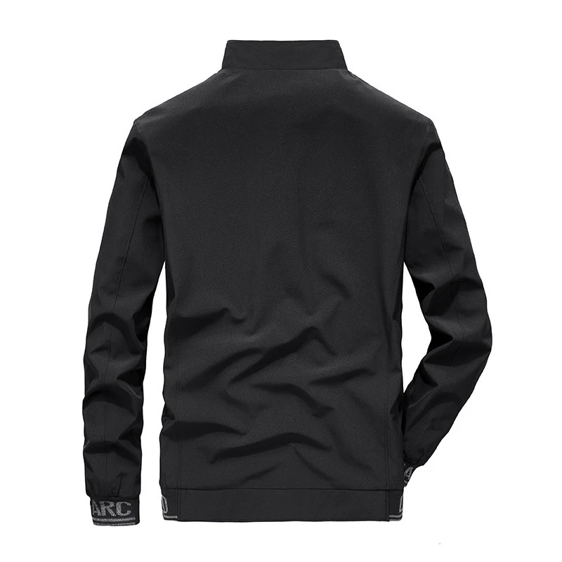 Herren Atmungsaktive Softshell Outdoorjacke mit Reflexdetails, Reißverschlusstaschen und Stehkragen Nord Taschen