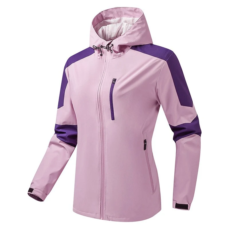 Herren Atmungsaktive Softshell‑Hardshell‑Hybridjacke mit Kapuze und wasserdichten Reißverschlusstaschen Nord Taschen
