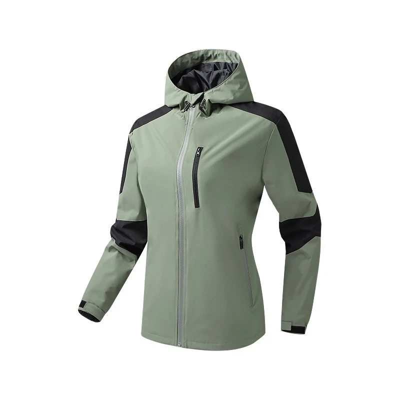 Herren Atmungsaktive Softshell‑Hardshell‑Hybridjacke mit Kapuze und wasserdichten Reißverschlusstaschen Nord Taschen