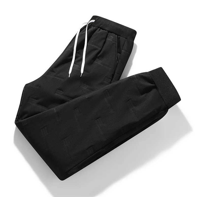 Herren Sportive Jogginghose mit elastischem Bund, Kordelzug und gerippten Beinabschlüssen Nord Taschen