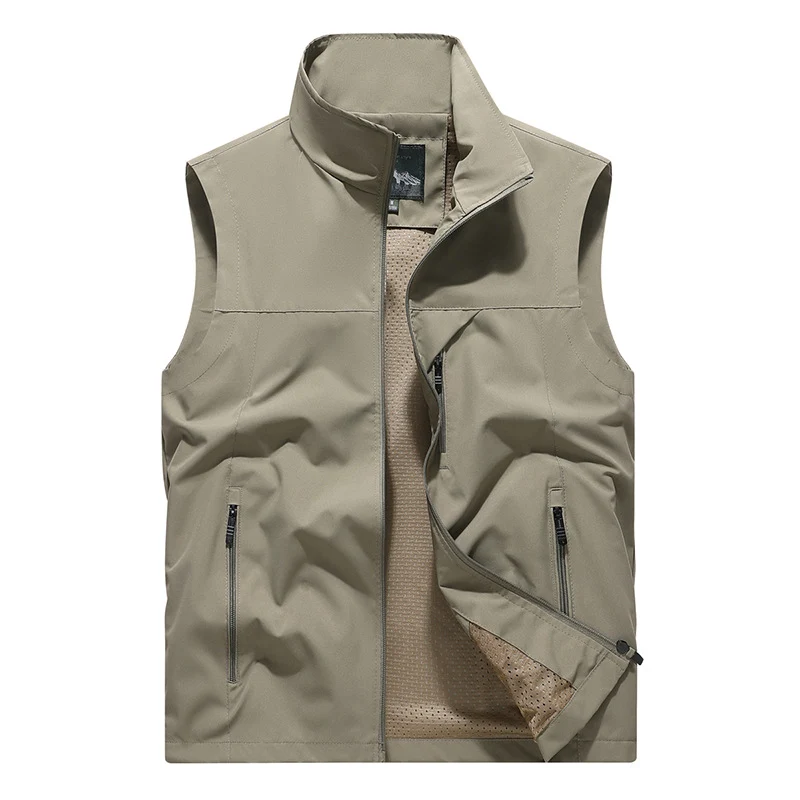 Herren Softshell-Outdoorweste mit winddichter Mikrofaserschale, Mesh-Innenfutter und Reißverschlusstaschen Nord Taschen